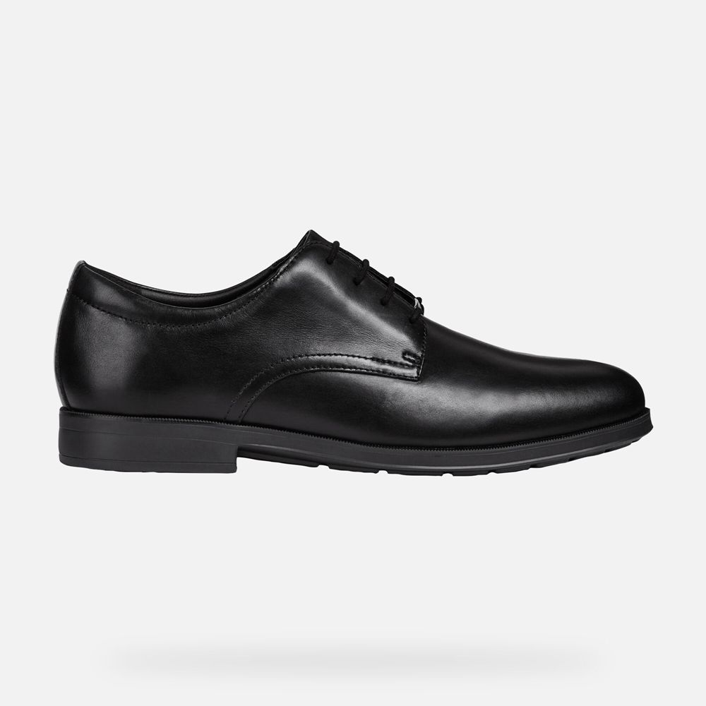 Geox Formal Shoes Black Hilstone Abx - Geox Mens Shoes - GBANPT764